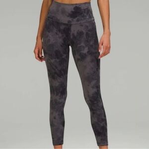 RBX Black and Gray tie dye High-Rise Leggings